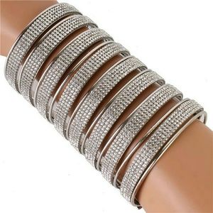 Rhinestones arm bracelet